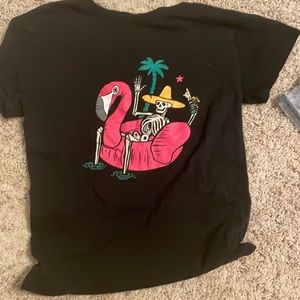 Brisco skeleton flamingo